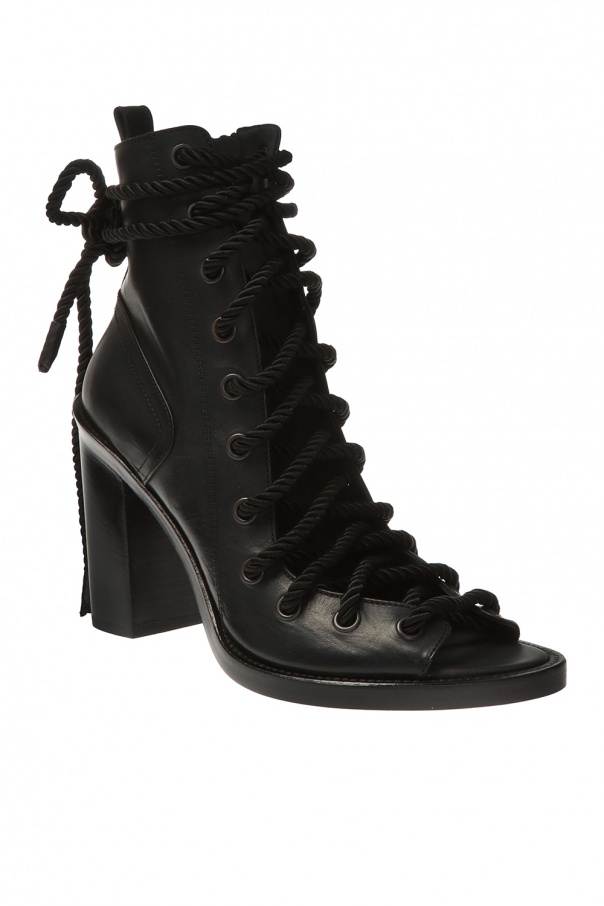 Myu　ANN DEMEULEMEESTER レザー ハイカットスニーカー Myu様専用 ANN DEMEULEMEESTER レザー ハイカットスニーカー